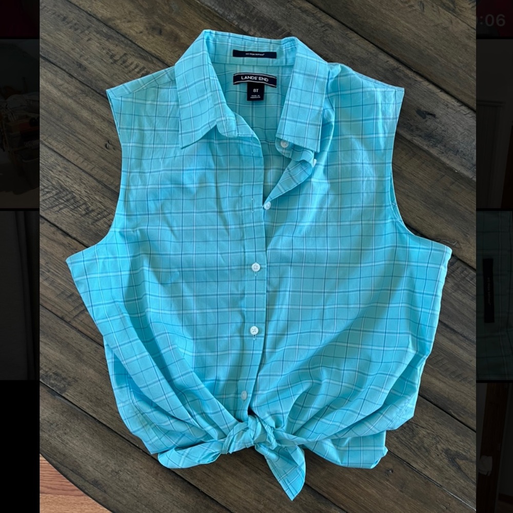 Land’s End Sleeveless Shirt